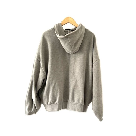 Fear of God Essentials Spring Tab Detail Hoodie, Gray - Large - Picture 2 of 4